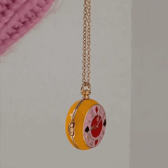 Disney Alice in Wonderland Locket - Gold/Multi