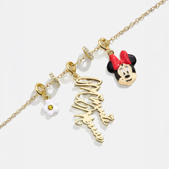 Disney Minnie Mouse Cluster Charm Necklace - Minnie Mouse